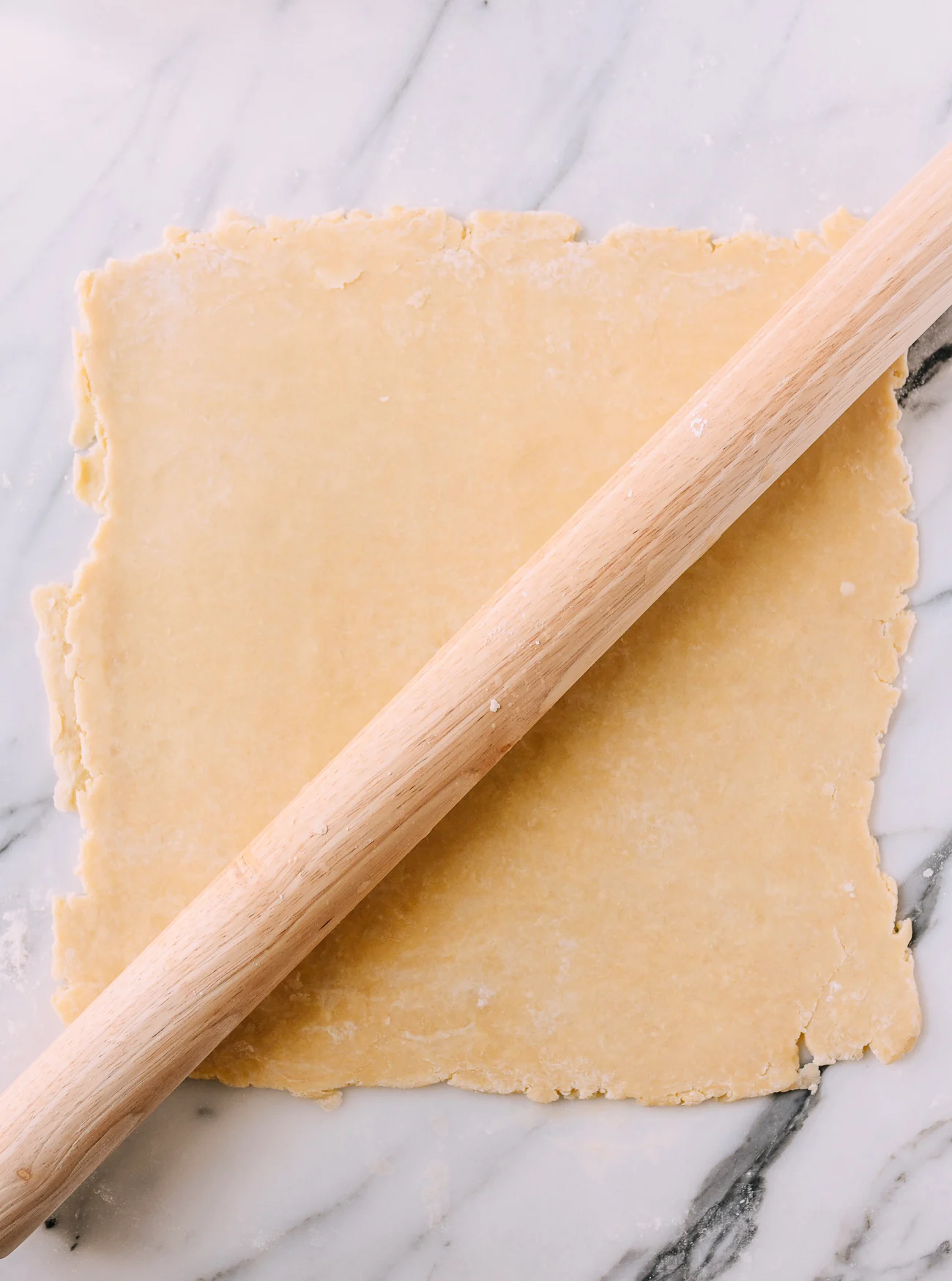 Rolling dough thin for tart shells