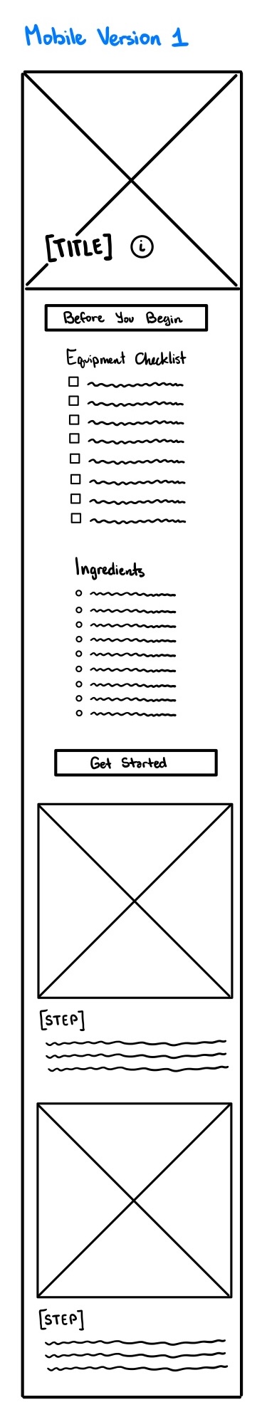 Mobile low fidelity concept 1