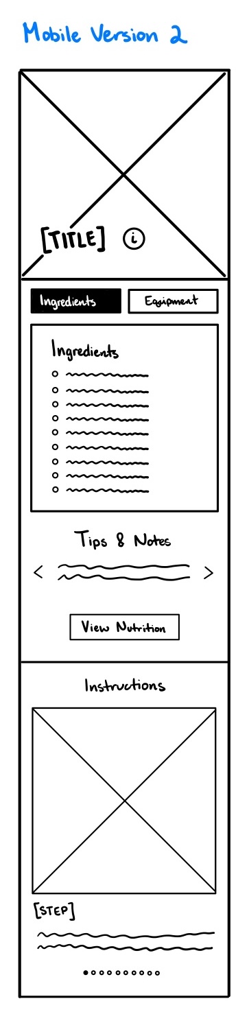 Mobile low fidelity concept 2